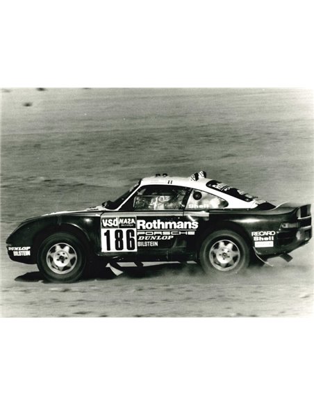 1986 PORSCHE 959 PARIS-DAKAR PRESSEBILD