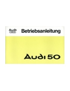 1977 AUDI 50 INSTRUCTIEBOEKJE DUITS