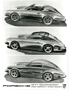 1989 PORSCHE 911 SPEEDSTER STRAßEN-VERSION PRESSEBILD