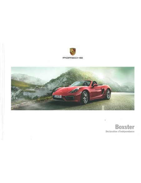 2015 PORSCHE BOXSTER HARDCOVER BROCHURE FRANS