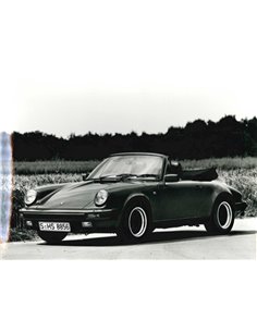 1989 PORSCHE 911 CARRERA CABRIO PRESS PHOTO