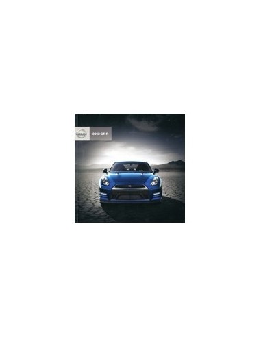 2012 NISSAN GT-R BROCHURE ENGELS USA