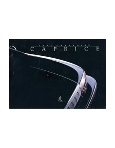 1991 CHEVROLET CAPRICE BROCHURE ENGELS USA