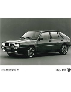 1989 LANCIA DELTA HF INTEGRALE 16V PRESS PHOTO