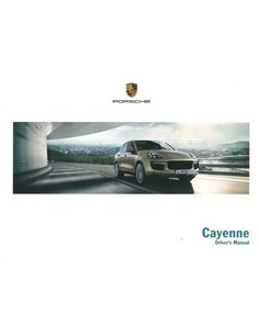 2015 PORSCHE CAYANNE INSTRUCTIEBOEKJE ENGELS