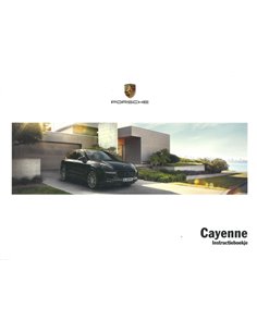 2016 PORSCHE CAYENNE OWNERS MANUAL DUTCH