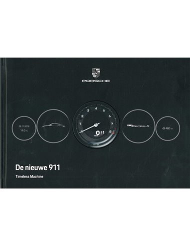 2019 PORSCHE 911 CARRERA HARDCOVER PROSPEKT NIEDERLÄNDISCH