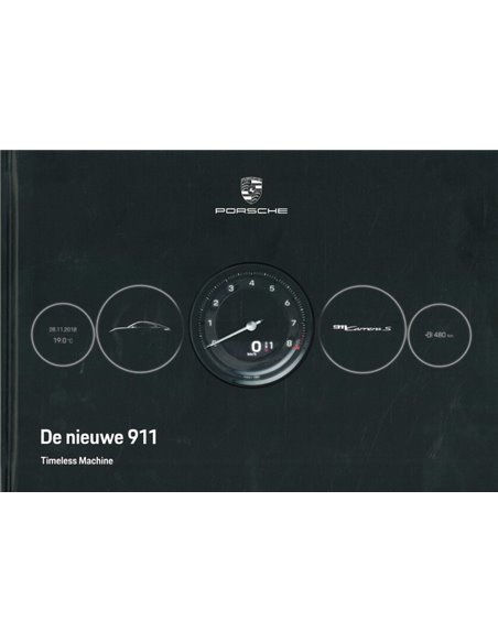 2019 PORSCHE 911 CARRERA S HARDBACK BROCHURE DUTCH