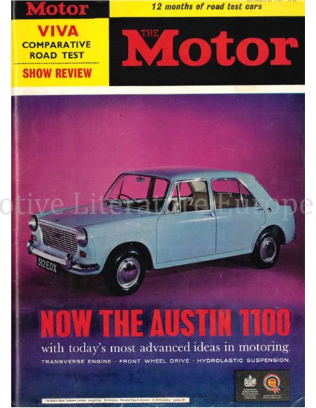 1963 THE MOTOR MAGAZINE 3203  ENGLISH