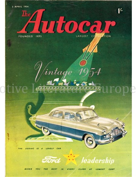 1954 THE AUTOCAR MAGAZIN 04 ENGLISCH