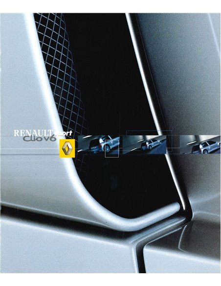2000 RENAULT CLIO SPORT V6 BROCHURE DUTCH