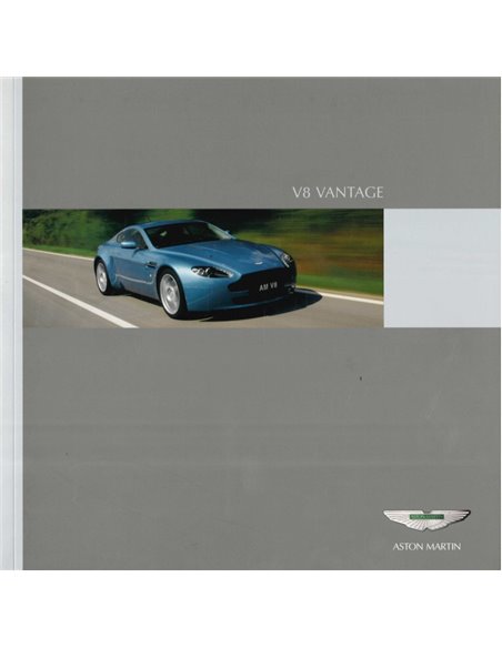 2006 ASTON MARTIN V8 VANTAGE PROSPEKT ENGLISCH