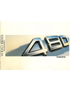 1988 VOLVO 480 BETRIEBSANLEITUNG NIEDERLÄNDISCH 