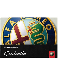 2011 ALFA ROMEO GIULIETTA OWNERS MANUAL DUTCH
