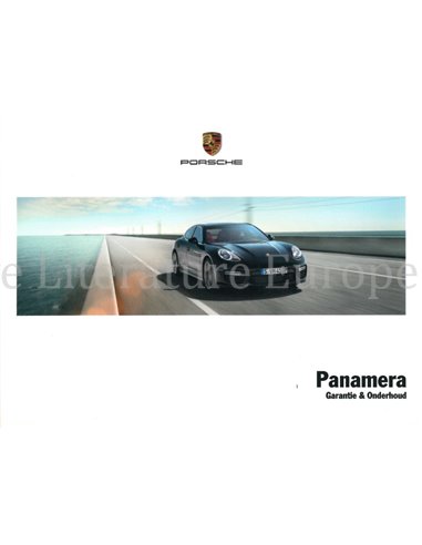 2014 PORSCHE PANAMERA GUARANTEE & MAINTENANCE DUTCH