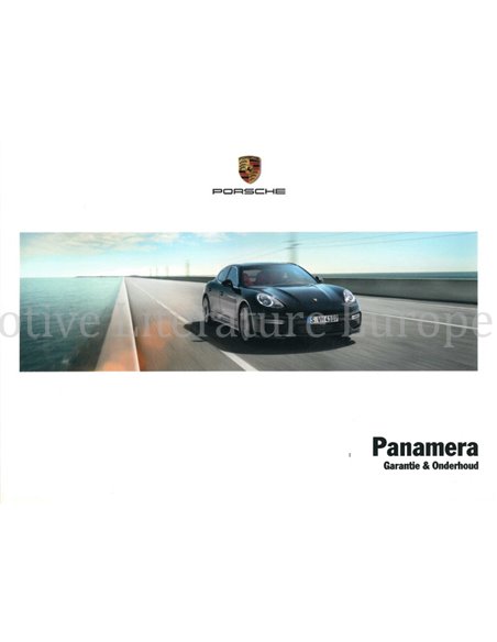 2014 PORSCHE PANAMERA GARANTIE & WARTUNG NIEDERLÄNDISCH