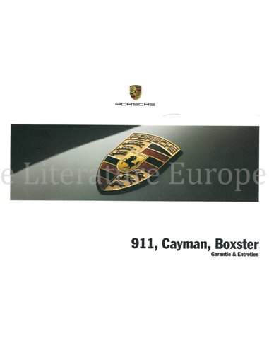 2014 PORSCHE 911 | CAYMAN | BOXSTER GARANTIE & ONDERHOUD FRANS