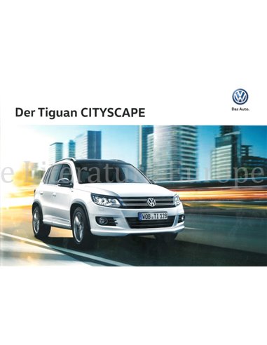 2015 VOLKSWAGEN TIGUAN CITYSCAPE BROCHURE DUITS