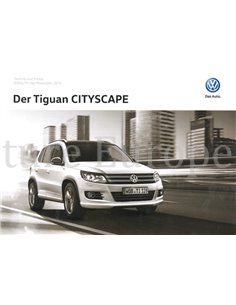 2015 VOLKSWAGEN TIGUAN CITYSCAPE BROCHURE GERMAN 2