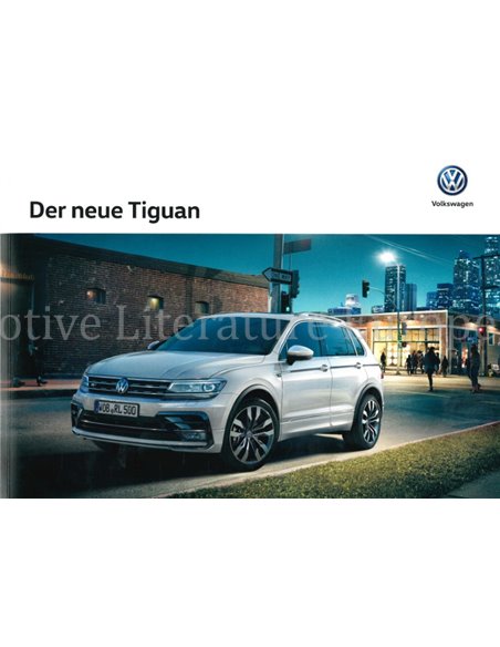 2016 VOLKSWAGEN TIGUAN BROCHURE DUITS