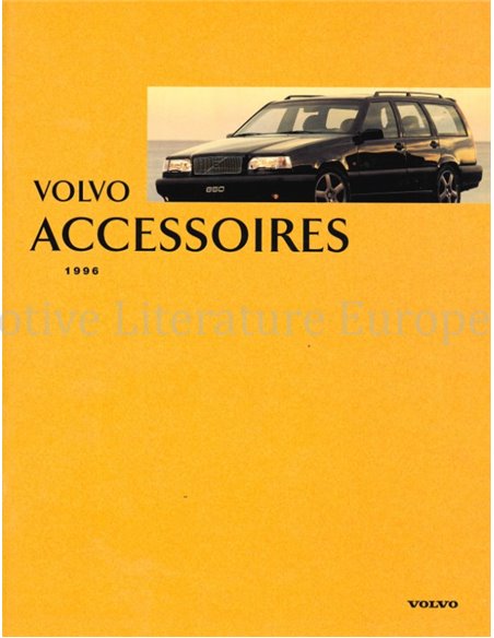 1996 VOLVO ACCESSOIRES BROCHURE NEDERLANDS