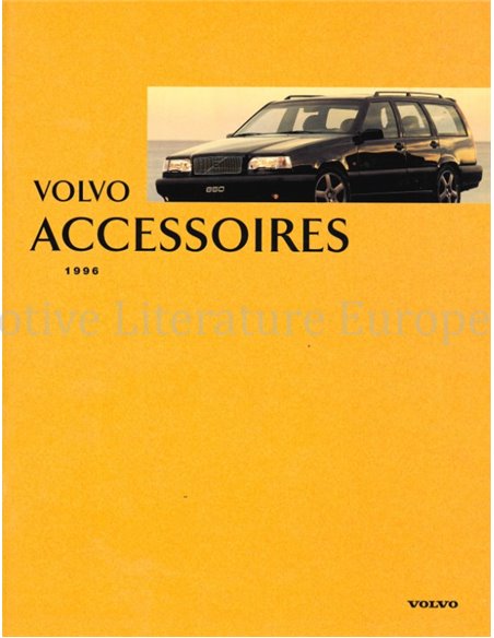 1996 VOLVO ZUBEHÖR PROSPEKT NIEDERLÄNDISCH