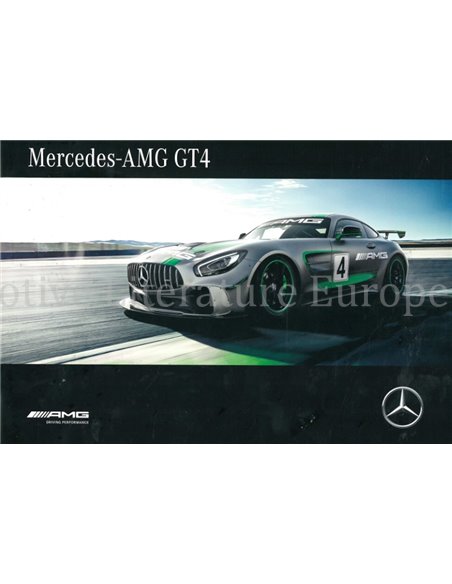 2017 MERCEDES AMG GT4 BROCHURE GERMAN