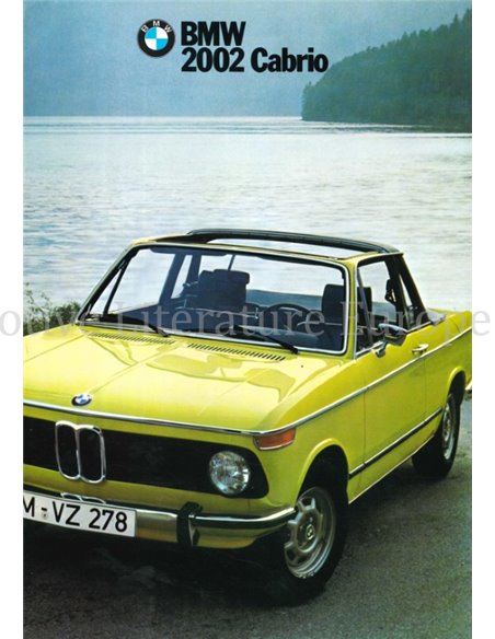 1957 BMW 2002 CABRIO PROSPEKT NIEDERLÄNDISCH