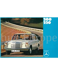 1970 MERCEDES BENZ 200 | 220 BROCHURE DUTCH