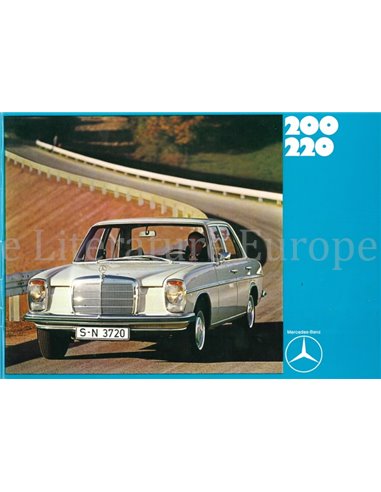 1970 MERCEDES BENZ 200 | 220 BROCHURE NEDERLANDS
