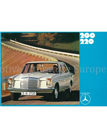 1970 MERCEDES BENZ 200 | 220 BROCHURE NEDERLANDS