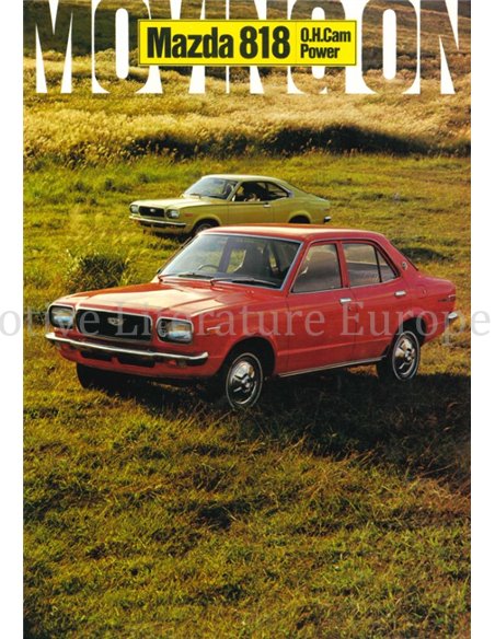 1962 MAZDA 818 BROCHURE ENGELS