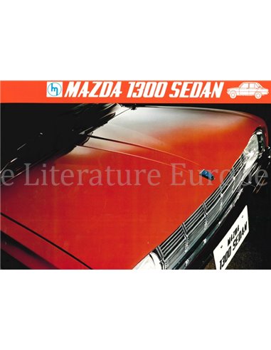 1975 MAZDA 1300 SEDAN BROCHURE ENGLISH