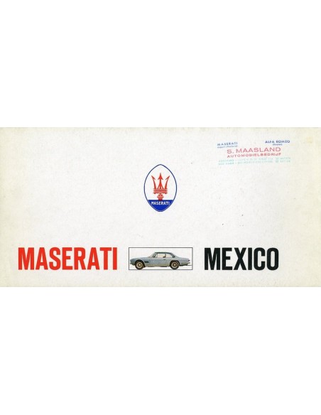 1971 MASERATI MEXICO BROCHURE