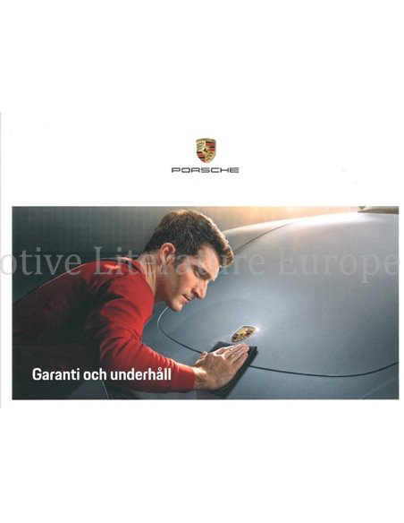 2018 PORSCHE 911 718 CAYMAN BOXSTER CAYENNE PANAMERA GARANTIE & WARTUNG HANDBUCH SCHWEDISCH