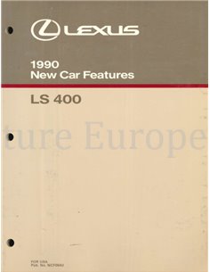1990 LEXUS LS 400 NEW CAR FEATURES ENGLISH