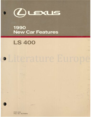 1990 LEXUS LS 400 NEUE AUTO FUNKTIONEN ENGLISCH