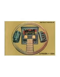 1983 CITROEN GSA INSTRUCTIEBOEKJE NEDERLANDS