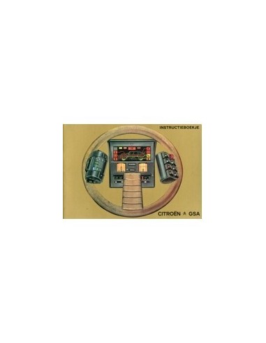 1983 CITROEN GSA INSTRUCTIEBOEKJE NEDERLANDS
