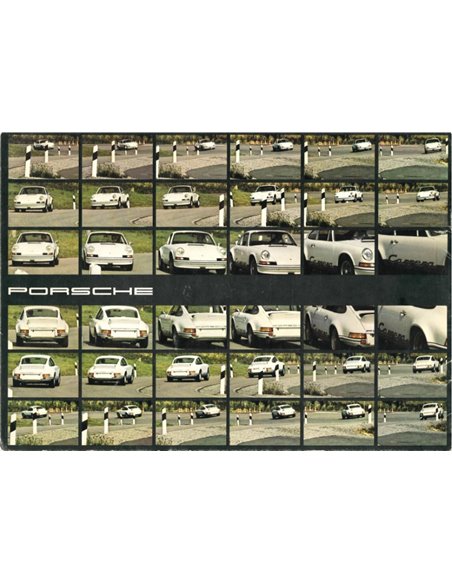 1973 PORSCHE 911 CARRERA RS BROCHURE ENGLISH