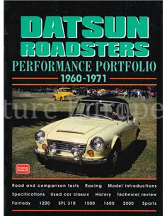 DATSUN ROADSTERS, PERFORMANCE PORTFOLIO 1960-1971