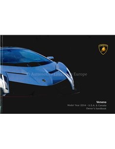 2014 LAMBORGHINI VENENO COUPE BETRIEBSANLEITUNG ENGLISCH