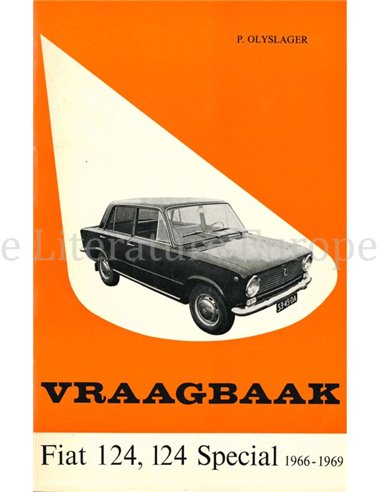 1966-1969  FIAT124 | 124 SPECIAL, SEDAN | STATIONCAR REPERATURANLEITUNG NIEDERLÄNDISCH