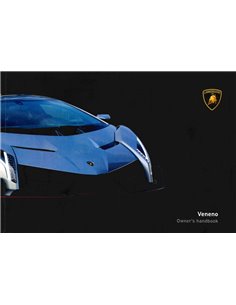 2013 LAMBORGHINI VENENO COUPE OWNERS MANUAL ENGLISH
