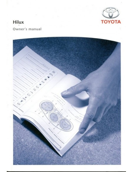 2009 TOYOTA HILUX INSTRUCTIEBOEKJE ENGELS