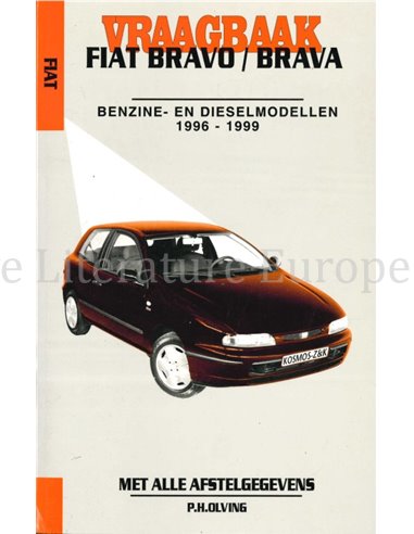 1996-1999  FIATBRAVO | BRAVA 1.4 | 1.6 | 1.8 | 1.9 , BENZINE | DIESEL  BENZINE | DIESEL VRAAGBAAK NEDERLANDS