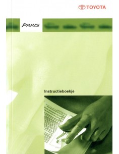 2001 TOYOTA PRIUS INSTRUCTIEBOEKJE NEDERLANDS