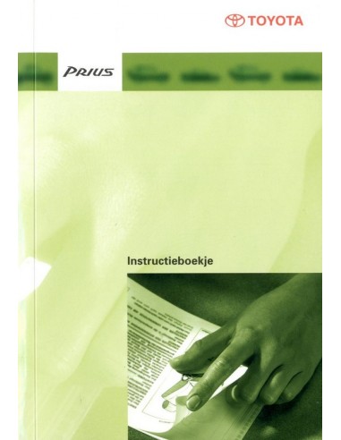 2001 TOYOTA PRIUS INSTRUCTIEBOEKJE NEDERLANDS