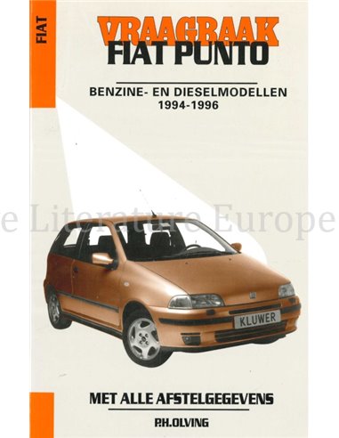 1994-1996, FIAT PUNTO, 1.1 | 1.2 | 1.7TD,  BENZINE | DIESEL, REPERATURANLEITUNG NIEDERLÄNDISCH