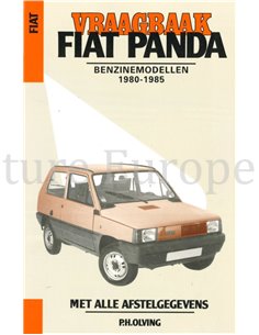 1980-1985, FIAT PANDA, 34 | 45, BENZINE, REPERATURANLEITUNG NIEDERLÄNDISCH